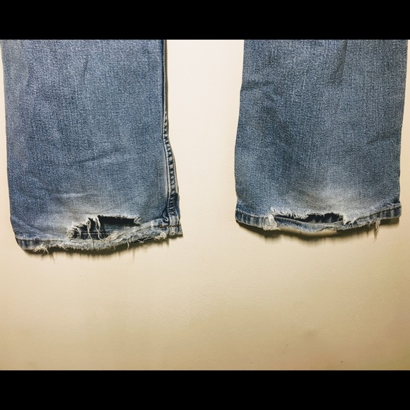 Old Navy Boot Cut Jeans (Distressed Look) Size 14 - Picture 3 of 4